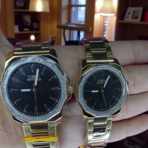 Invicta - Set de Relojes para Pareja Gold