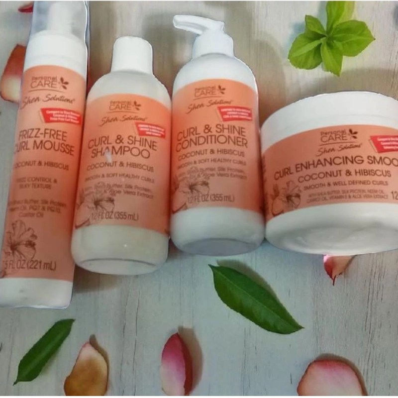 Kit de Coco e Hibisco para Rizos Definidos y sin Frizz