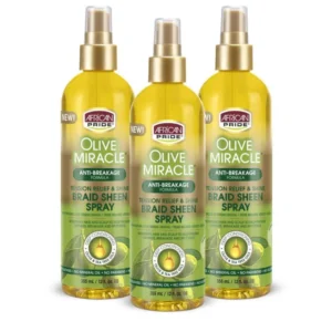 Aerosol para el brillo de trenzas African Pride Olive