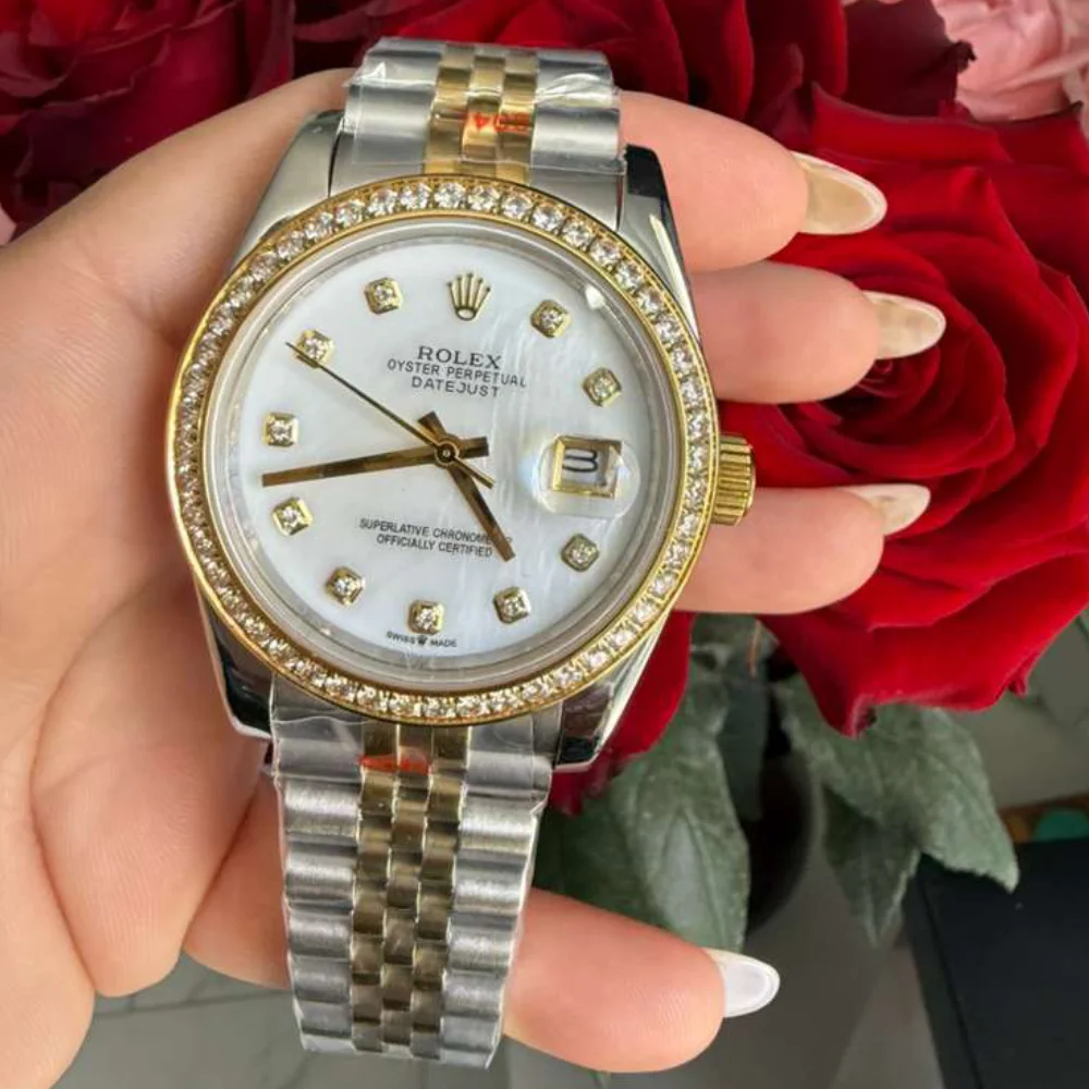Reloj Rolex Lady-Datejust de 28 mm en Rolesor amarillo - Imagen 3