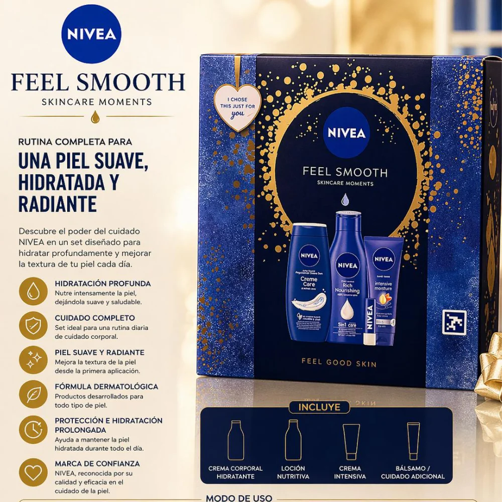 Set de Regalo NIVEA Feel Smooth Skincare Moments