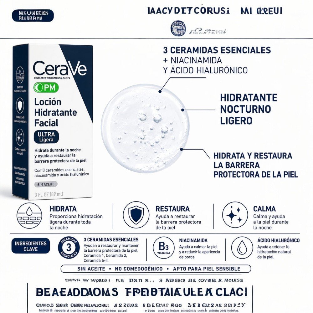 Cera Vé Loción Hidratante Facial