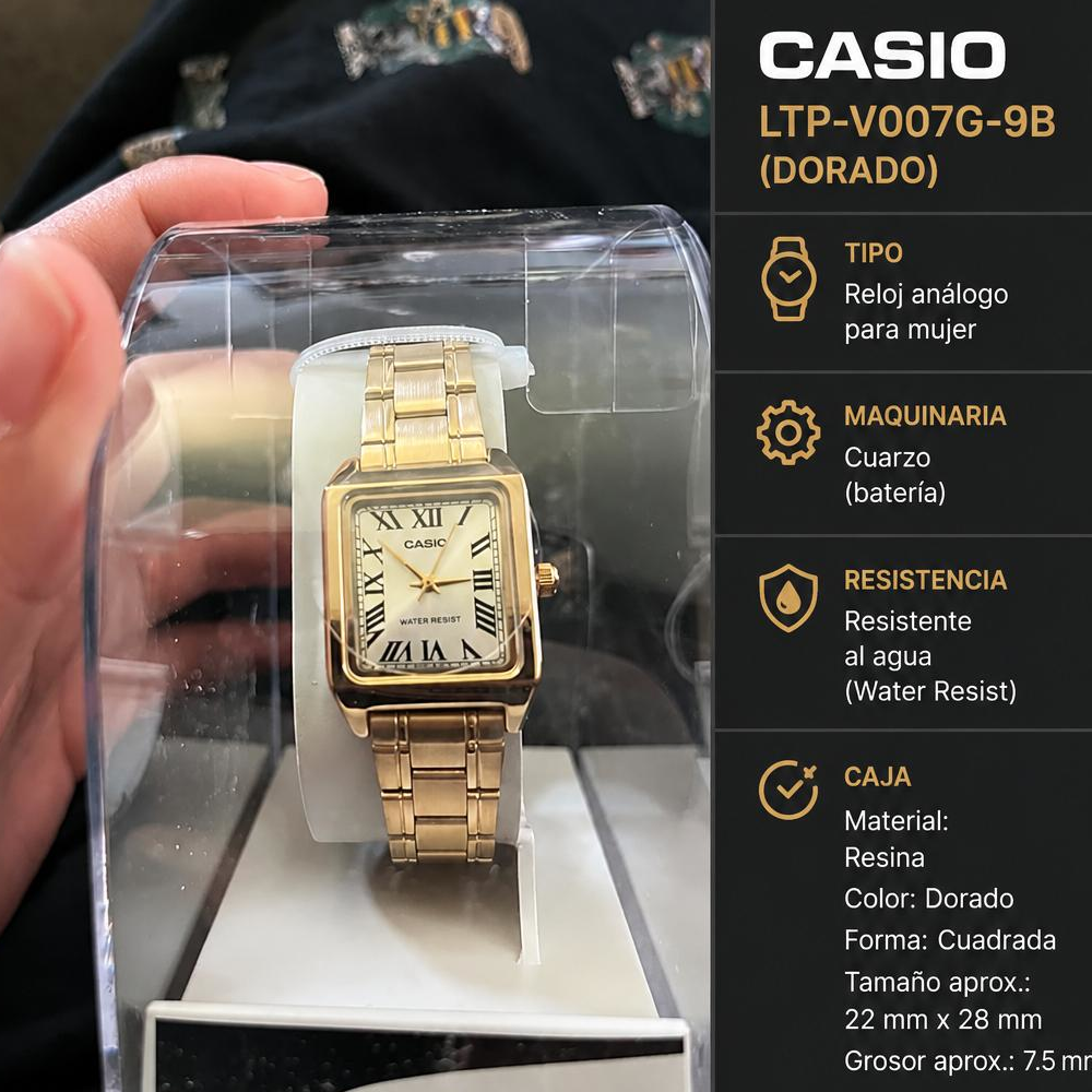 Reloj Casio LTP-V007G-9B