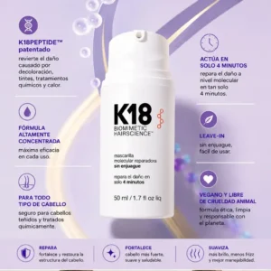 K18 PEPTIDE Mascarilla